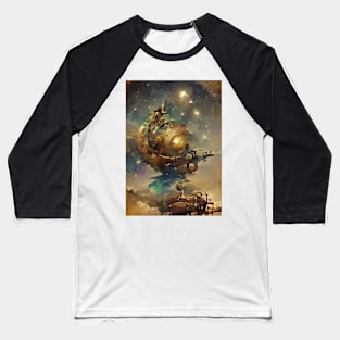 STEAM PUNK SPACESHIPS Baseball T-Shirt